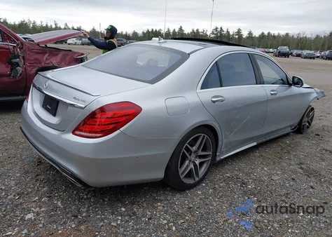 2016 Mercedes-Benz S 550 4Matic из США, поврежденный, VIN WDDUG8FB5GA262241